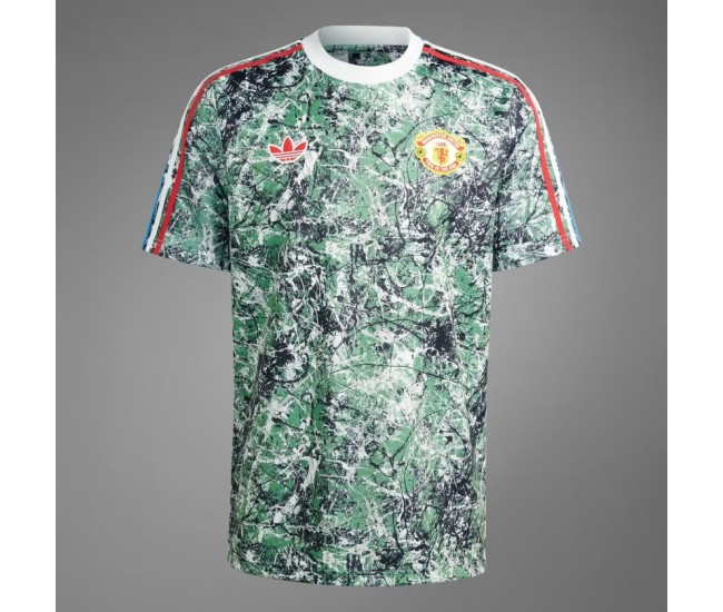 Manchester United Men's Stone Roses Originals Icon Soccer Jersey 2024