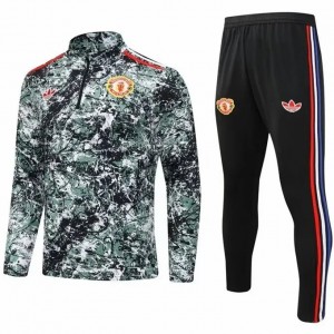 Manchester United Stone Roses Training Technical Soccer Tracksuit 2024