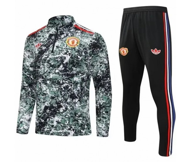 Manchester United Stone Roses Training Technical Soccer Tracksuit 2024