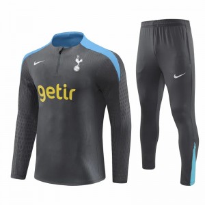 Tottenham Hotspur Grey Training Technical Soccer Tracksuit 2024