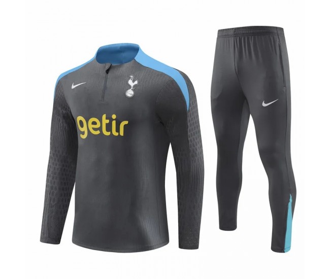 Tottenham Hotspur Grey Training Technical Soccer Tracksuit 2024