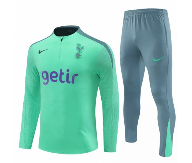 Tottenham Hotspur Green Training Technical Soccer Tracksuit 2024