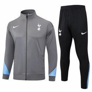 Tottenham Hotspur Grey Training Presentation Soccer Tracksuit 2024