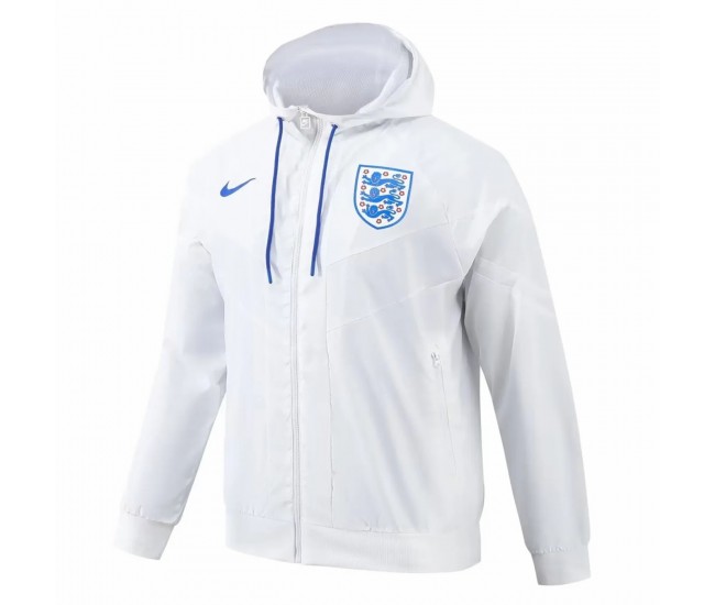 Nike England Mens Hooded Windbreaker Soccer Jacket 2024