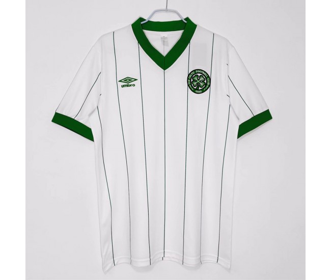 Celtic Glasgow Men Away Retro Soccer Jersey 1984