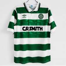 Celtic Glasgow Men Home Retro Soccer Jersey 1989