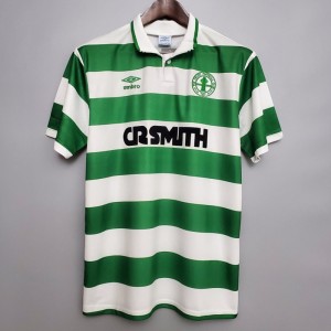 Celtic Glasgow Men Home Retro Soccer Jersey 1987