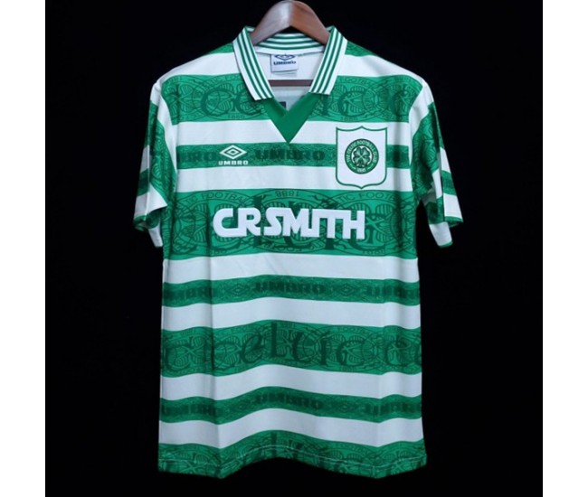 Celtic Glasgow Men Home Retro Soccer Jersey 1995