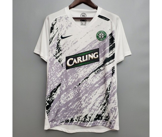 Celtic Glasgow Men Away Retro Soccer Jersey 2007