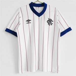 Rangers FC Men Away Retro Soccer Jersey 1982