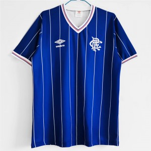 Rangers FC Men Home Retro Soccer Jersey 1982