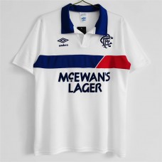 Rangers FC Men Away Retro Soccer Jersey 1986