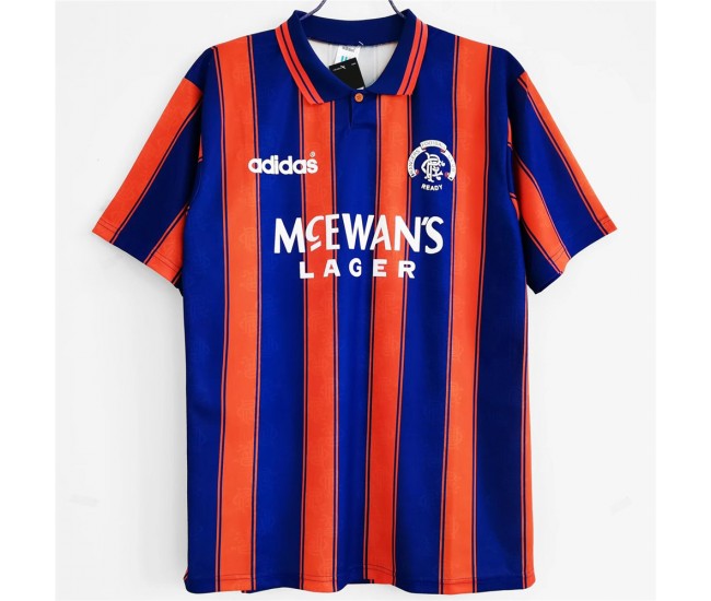 Rangers FC Men Away Retro Soccer Jersey 1993