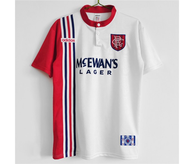 Rangers FC Men Away Retro Soccer Jersey 1996