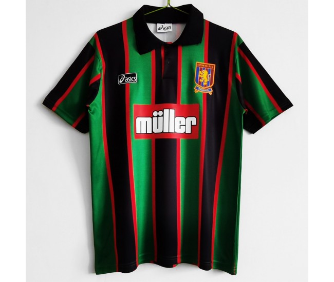 Aston Villa Men Away Retro Soccer Jersey 1993