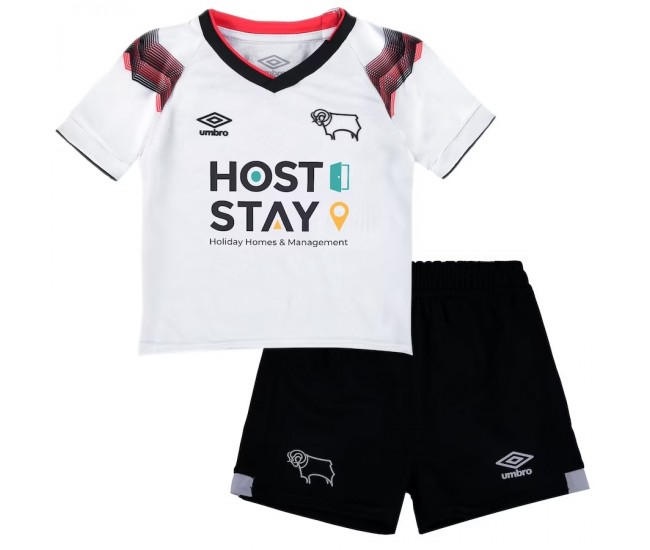 Derby County Kid Home Soccer Kit 2023