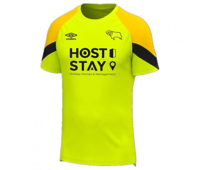 Derby County Yellow Goalkeeper Soccer Jersey 2023