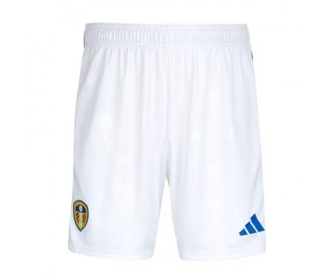 Leeds United Men's Home Soccer Shorts 2023