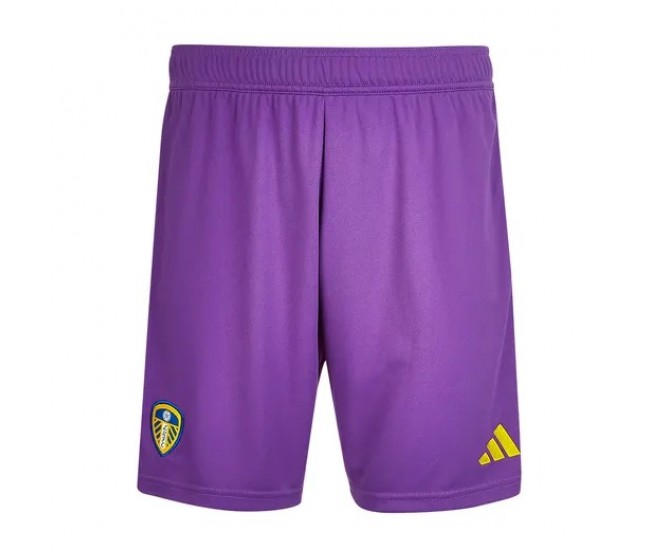 Leeds United Men's Goalkeeper Soccer Shorts 2023