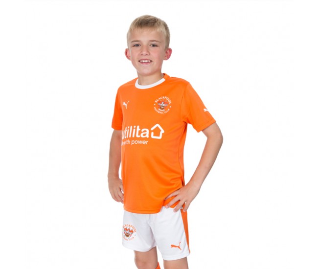 Blackpool Fc Kid Home Soccer Kit 2023