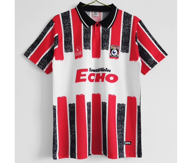 Cardiff City Men Away Retro Soccer Jersey 1994