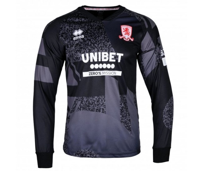 Middlesbrough FC Men's Black Goalkeeper Soccer Jersey 2023