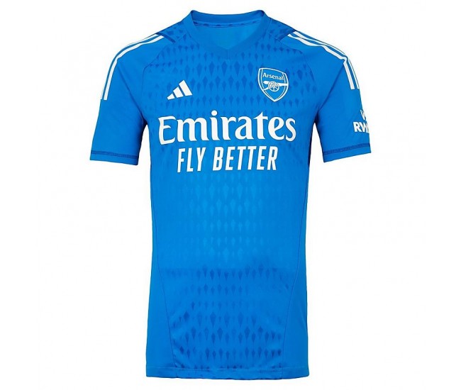 Arsenal Blue Goalkeeper Soccer Jersey 2023