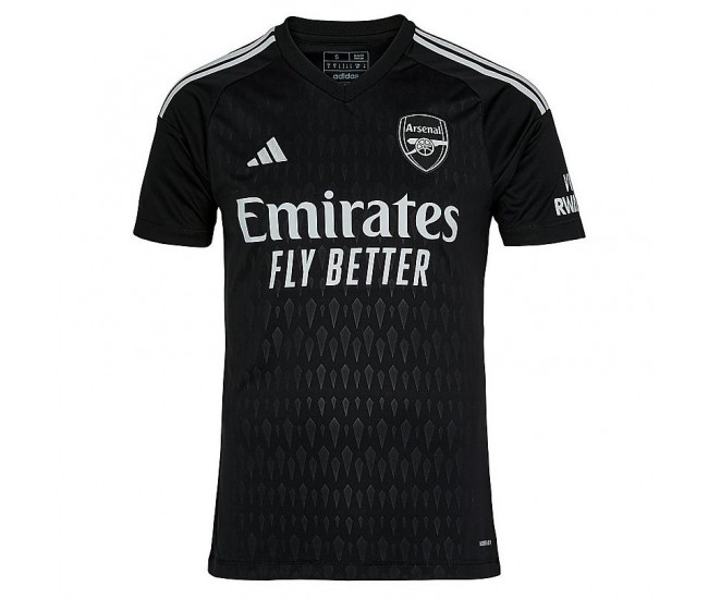 Arsenal Black Goalkeeper Soccer Jersey 2023