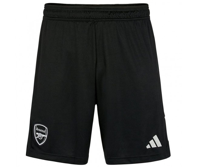 Arsenal Black Goalkeeper Soccer Shorts 2023