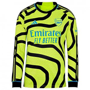 Arsenal Men's Long Sleeve Away Soccer Jersey 2023