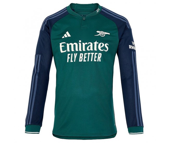 Arsenal Men's Long Sleeve Third Soccer Jersey 2023