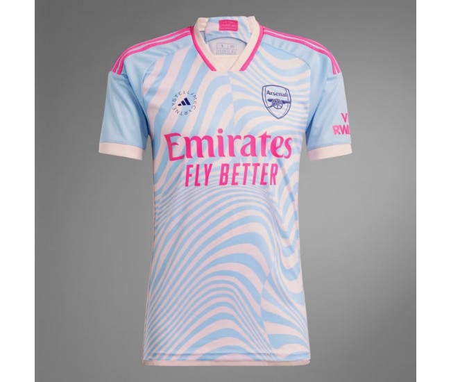 Arsenal x adidas by Stella McCartney Mens Away Soccer Jersey 2023