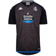 Deportivo La Coruña Mens Black Goalkeeper Soccer Jersey 2023