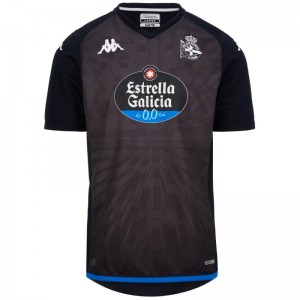 Deportivo La Coruña Mens Black Goalkeeper Soccer Jersey 2023