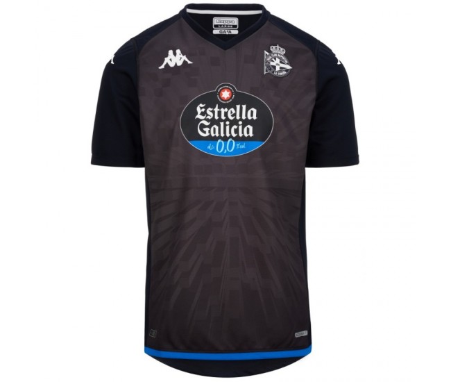 Deportivo La Coruña Mens Black Goalkeeper Soccer Jersey 2023