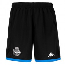 Deportivo La Coruña Mens Negro Goalkeeper Soccer Shorts 2023