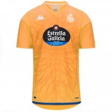 Deportivo La Coruña Mens Orange Goalkeeper Soccer Jersey 2023