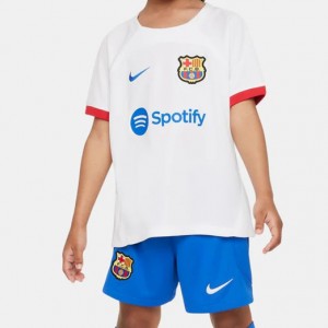 FC Barcelona Kids Away Soccer Kit 2023