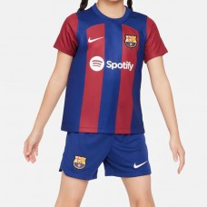 FC Barcelona Kids Home Soccer Kit 2023