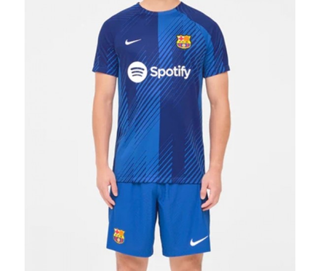 FC Barcelona Mens Pre Match Away Soccer Jersey 2023