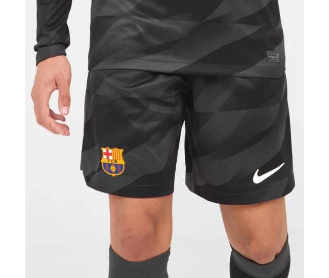 FC Barcelona Mens Goalkeeper Soccer Shorts 2023