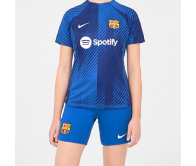 FC Barcelona Womens Pre Match Away Soccer Jersey 2023