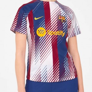 FC Barcelona Womens Pre Match Home Soccer Jersey 2023