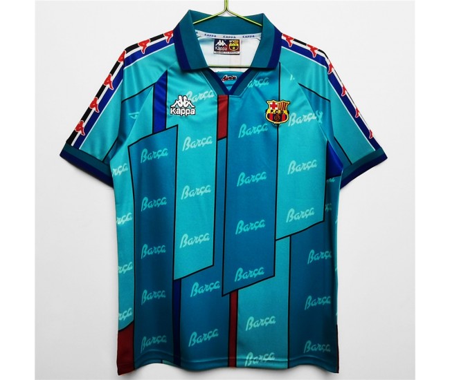 FC Barcelona Men Away Retro Soccer Jersey 1995