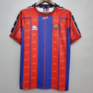 FC Barcelona Men Home Retro Soccer Jersey 1997