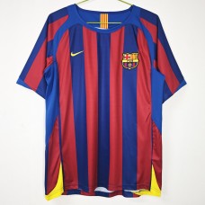 FC Barcelona Men Home Retro Soccer Jersey 2005