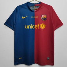 FC Barcelona Men Home Retro Soccer Jersey 2008