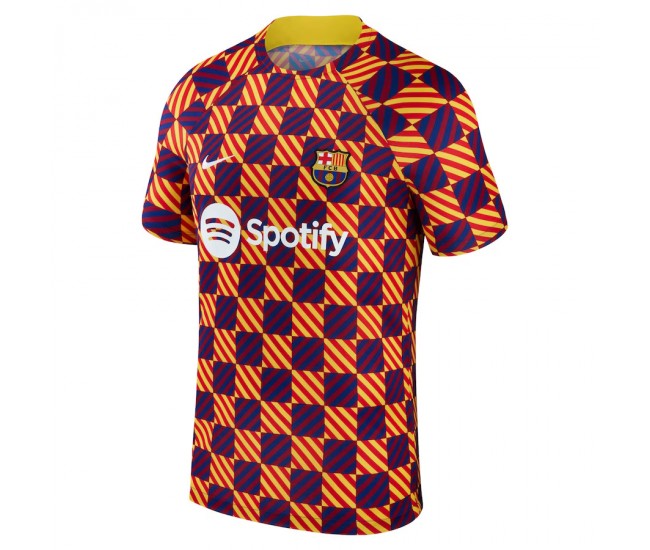 FC Barcelona Men's Pre Match Soccer Top 2023