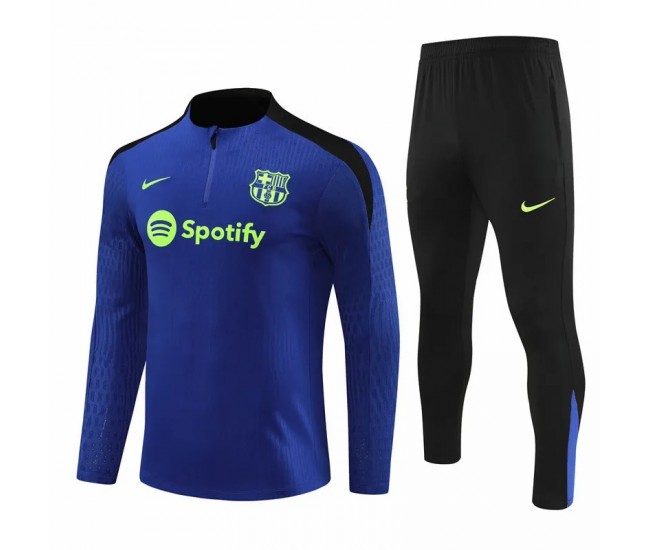 FC Barcelona Royal Blue Training Technical Soccer Tracksuit 2024