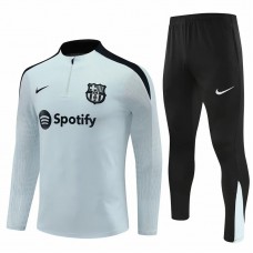 FC Barcelona White Training Technical Soccer Tracksuit 2024